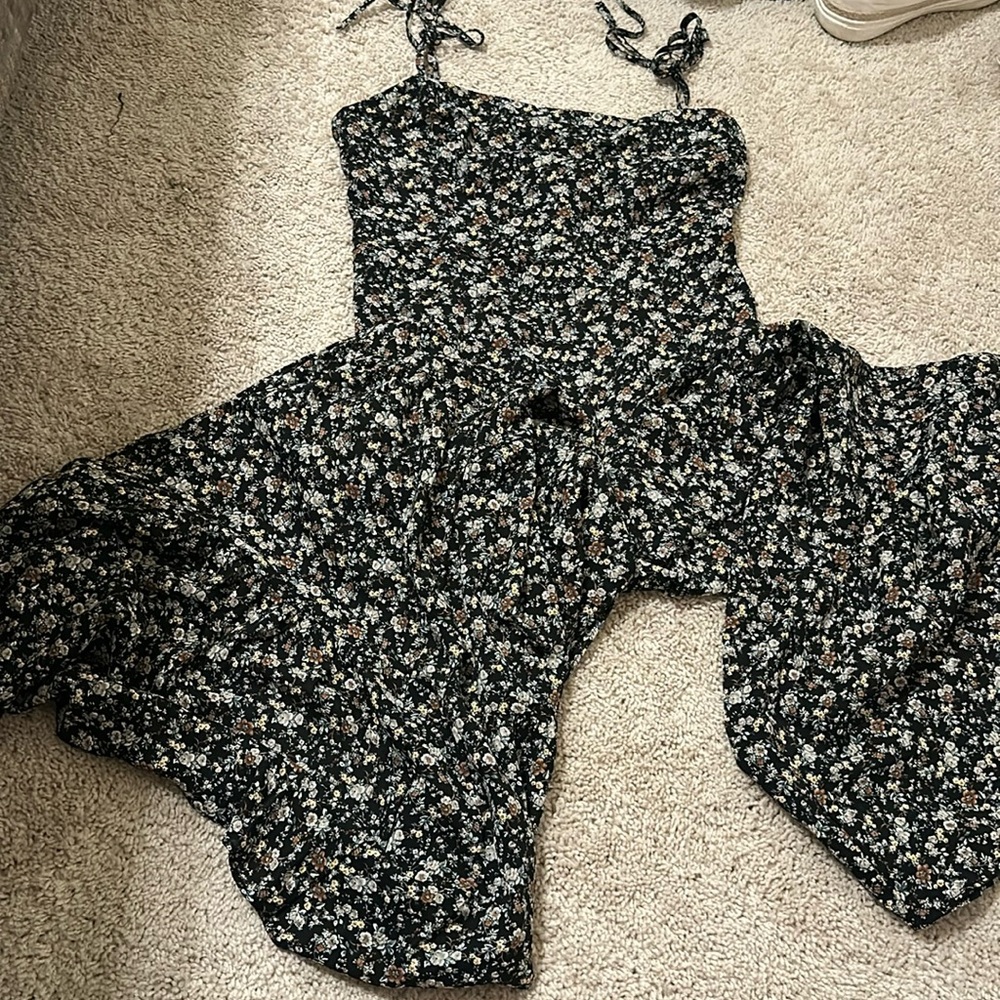 flare leg jumpsuit